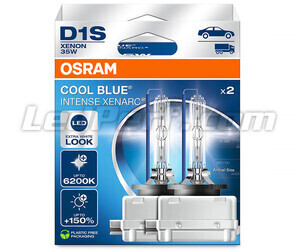 Paar D1S Xenon Lampen Osram Xenarc Cool Blue Intense 6200K in de verpakking - 66140CBN-2HB