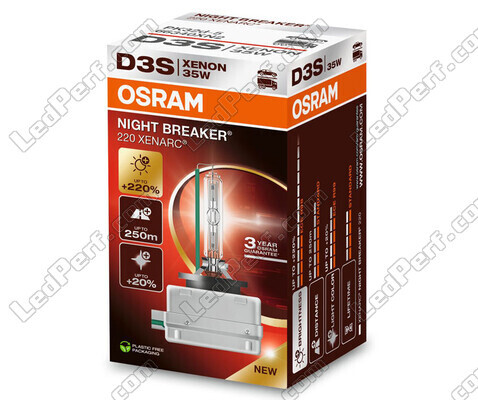 Osram D3S Night Breaker Xenarc 220 Osram Xenon-lamp + 220% - 66340XN2 in de verpakking