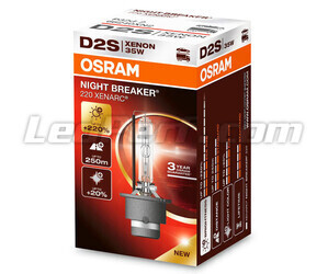 Osram D4S Xenarc Night Breaker 220 Osram Xenon-lamp + 220% - 66440XN2 in de verpakking