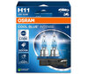 Paar Osram H11 Cool blue Intense Next Gen LED Effect 5000K-lampen