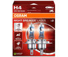 Set van 2 lampen H4 Osram Night Breaker Laser + 150% - 64193NL-2HB