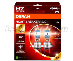 Lampen H7 OSRAM Night Breaker® 220 - 64210NB220-2HB -Duo Box