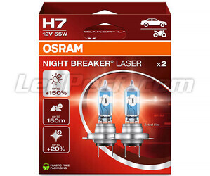 Set van 2 lampen H7 Osram Night Breaker Laser + 150% - 64210NL-2HB