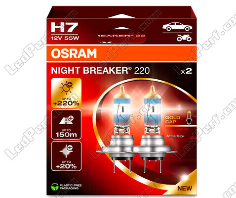 Lampen H7 OSRAM Night Breaker® 220 - 64210NB220-2HB -Duo Box