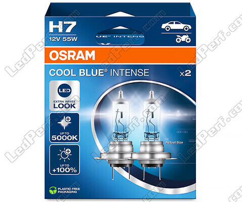 Paar Osram H7 Cool blue Intense LED Effect 5000K-lampen