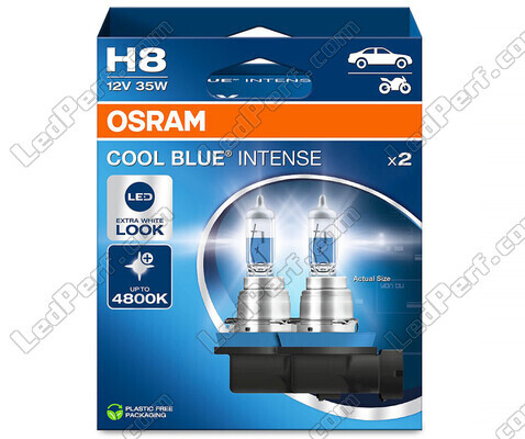 Paar Osram H8 Cool blue Intense Next Gen LED Effect 4800K-lampen