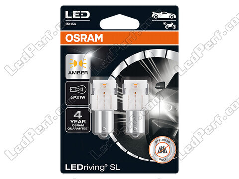 Oranje LED-lampen P21W Osram LEDriving® SL - BA15s