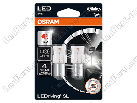 P21W Ledlampen Osram LEDriving® SL Rood - BA15s