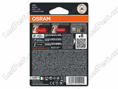 P21W Ledlampen Osram LEDriving® SL Rood - BA15s