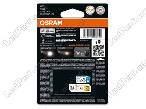 PS19W Osram LEDriving SL Cool White lamp van 6000K - 5201DWP-1BL