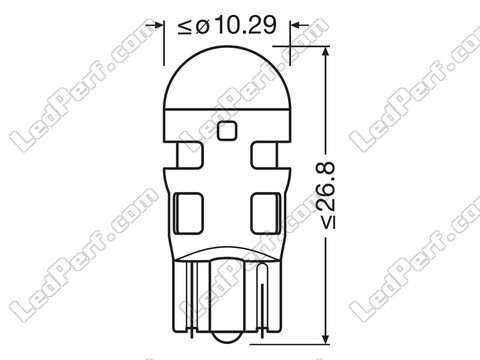 Oranje LED-lampen W5W / WY5W Osram LEDriving® SL - W2.1x9.5d