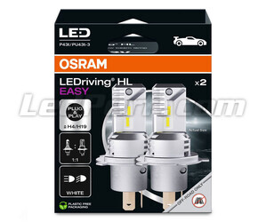 Doos vooraanzicht van de H4 EASY-lampen - 64193DWESY-2HB