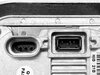 Zoom op de connector van de Xenon ballast voor Ford Focus MK2