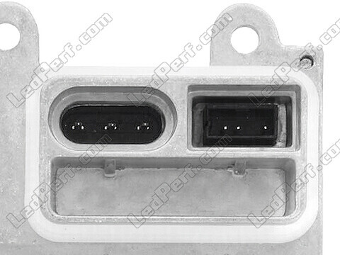 Zoom op de connector van de Xenon ballast voor Land Rover Freelander II