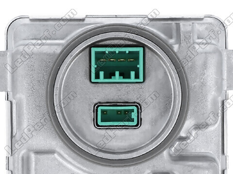 Zoom op de connector van de Xenon ballast voor Porsche Boxster (981)