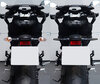 Vergelijking voor en na installatie Dynamische LED-knipperlichten + remlichten voor BMW Motorrad F 650 GS (2007 - 2012)