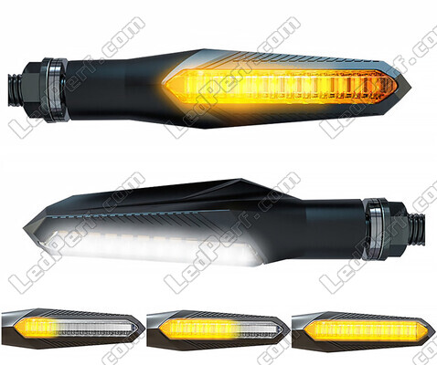 2-in-1 dynamische LED-knipperlichten met geïntegreerde Dagrijverlichting voor Derbi GPR 125 (2009 - 2015)