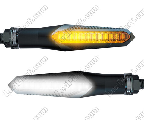 2-in-1 sequentiële LED-knipperlichten met Dagrijverlichting voor Moto-Guzzi V7 750