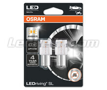 Oranje LED-lampen PY21W Osram LEDriving® SL - BAU15s