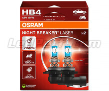 Set van 2 lampen HB4 Osram Night Breaker Laser +150% - 9006NL-2HB